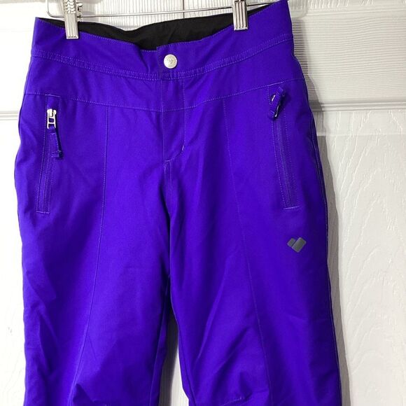 Obermeyer Ski Pants Purple Size Teen M 10-12 Cinch Waist - Picture 8 of 15